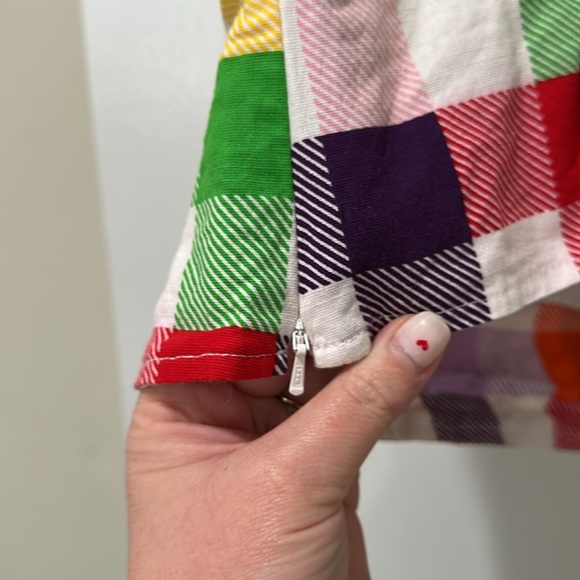 Colorful Plaid Crop Top - Picture 6 of 7